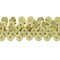 5 yards of 2 Row 7/8" Metallic Stretch Sequin Trim | 5 yard cut